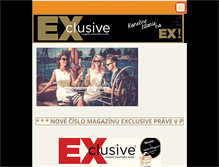 Tablet Screenshot of magazinexclusive.sk